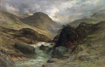 Gorge in the Mountains by Gustave Dore